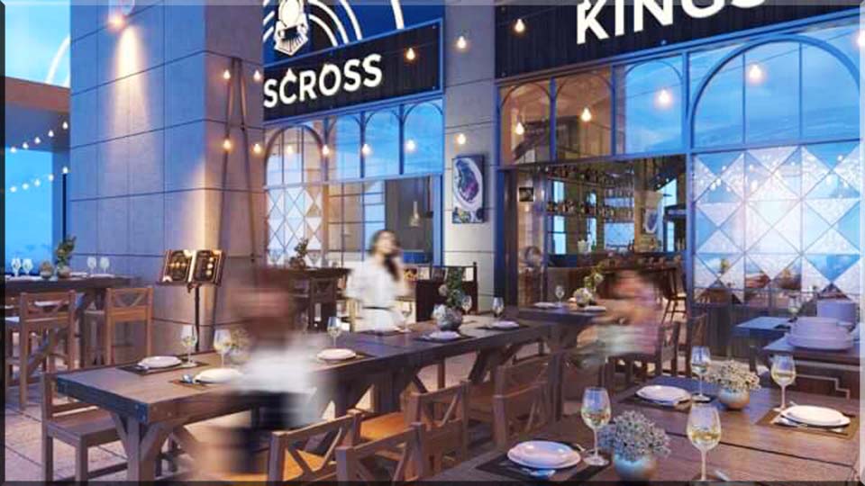 Thiết kế nhà hàng rượu vang Kingscross Phú Mỹ Hưng