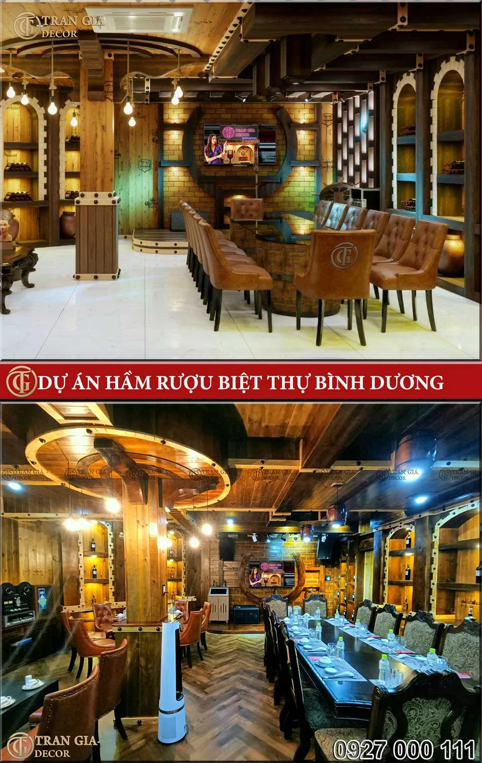 Thiết kế và thi công xây dựng hầm rượu biệt thự tại Bình Dương