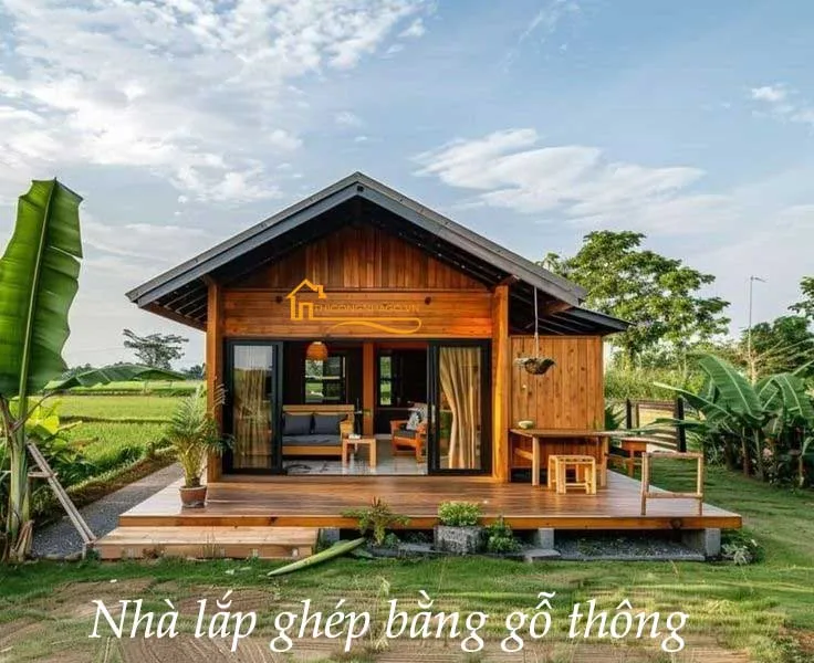 Chất liệu làm nhà gỗ-Trần Gia Decor