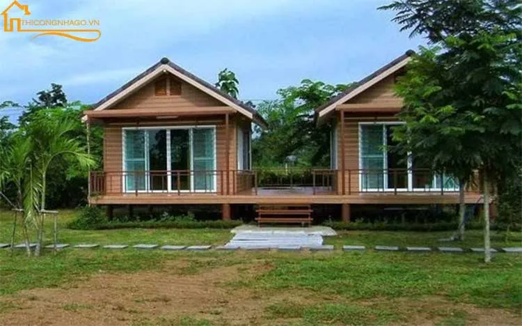 Chất liệu làm nhà gỗ homestay