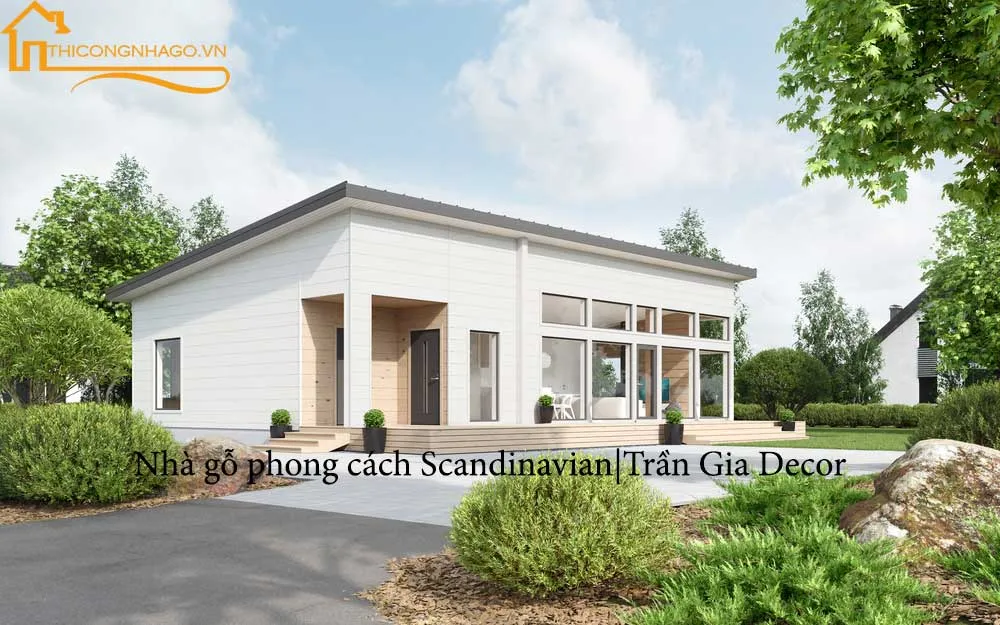 Nhà gỗ phong cách Scandinavian 02